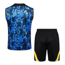 Kit Treino adulto - Camisa e Shorts - Chelsea Nike 23/24 - Azul e preto