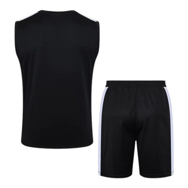 Kit Treino adulto - Camisa e Shorts - Paris Saint-Germain Jordan 24/25 - Preto