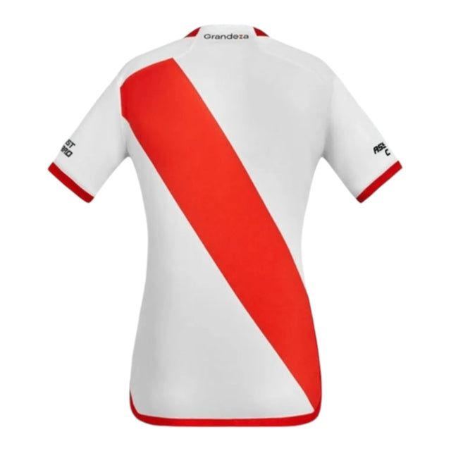 Camisa River Plate I 23/24 -  Adidas Feminina - Branca com detalhes em vermelho