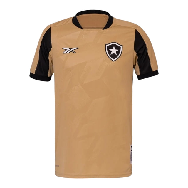Camisa Botafogo Goleiro 24/25 - Torcedor Reebok Masculina - Marrom com detalhes em preto