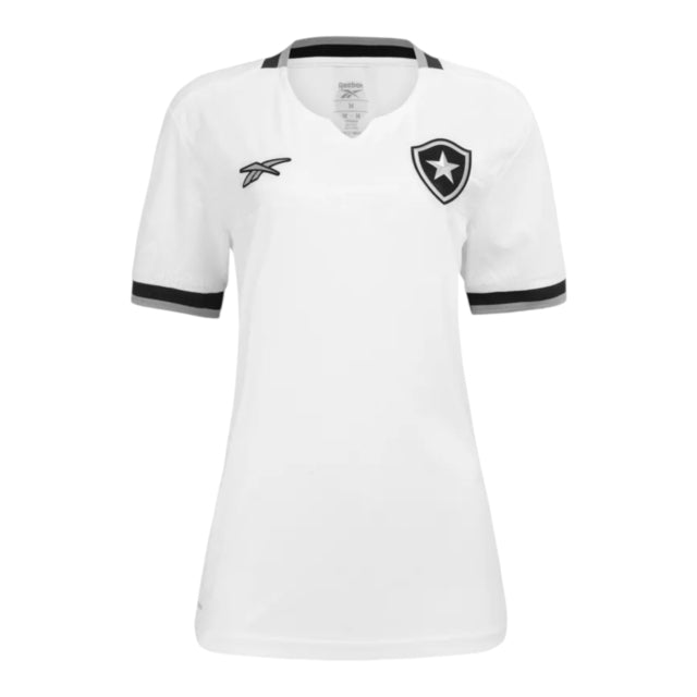 Camisa Botafogo III 24/25 -  Reebok Feminina - Branca com detalhes em preto