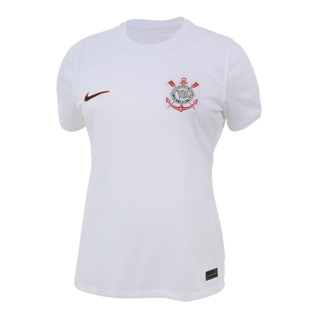 Camisa Corinthians I 23/24 -  Nike Feminina - Branca