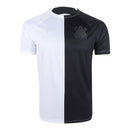 Camisa Corinthians Pré-jogo 23/24 - Torcedor Nike Masculina - Branca e preta