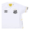 Camisa Santos I 23/24 -  Umbro Feminina - Branca com detalhes em amarelo