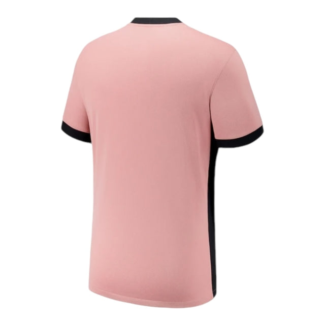 Camisa Paris Saint-Germain III 24/25 -  Jordan Feminina - Rosa com detalhes em roxo
