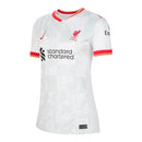Camisa Liverpool III 24/25 -  Nike Feminina - Branca com detalhes em vermelho e cinza