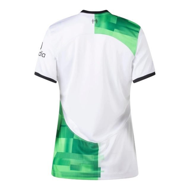 Camisa Liverpool II 23/24 -  Nike Feminina - Branca com detalhes em verde e preto