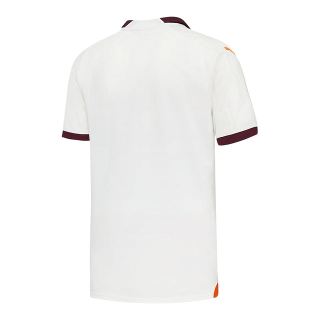 Camisa Manchester City II 23/24 - Torcedor Puma Masculina - Branca com detalhes em vinho