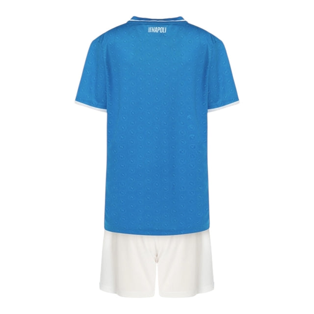 Kit Infantil Napoli I 24/25 - EA7 - Azul e branco
