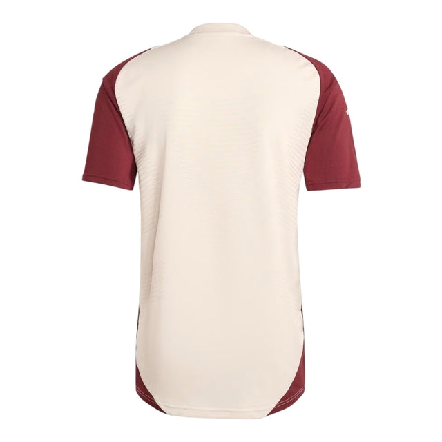 Camisa Bayern de Munique Treino 24/25 - Torcedor Adidas Masculina - Bege e vinho