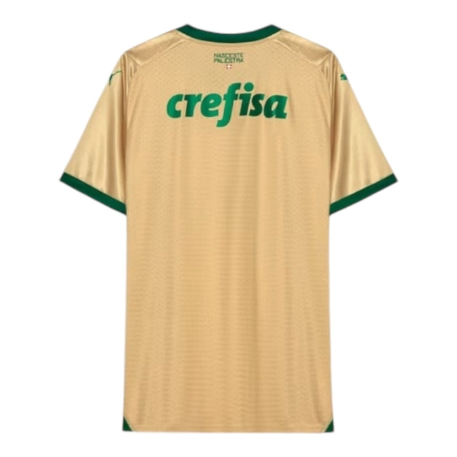 Kit Infantil Palmeiras III 24/25 - Puma - Dourada com detalhes em verde