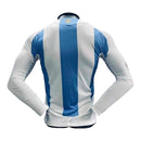 Camisa Seleção Argentina I 24/25 manga longa - Jogador Adidas Masculina - Branca e azul