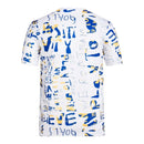 Camisa Inter Miami Edição especial Pré-jogo 24/25 - Torcedor Adidas Masculina - Branca com detalhes azul e amarelo