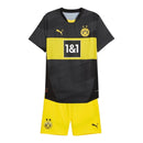 Kit Infantil Borussia Dortmund II 24/25 - Puma - Preto e amarelo