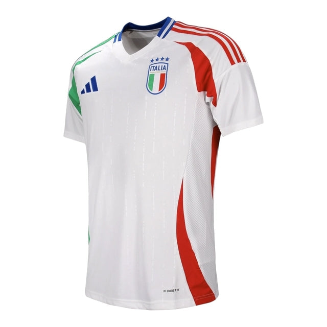 Camisa Seleção da Itália II 24/25 -  Adidas Feminina - Branca com detalhes em verde e vermelho e azul