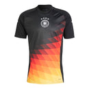 Camisa Seleção Alemanha Pré-jogo 24/25 - Torcedor Adidas Masculina - Preta com detalhes em vermelho e amarelo