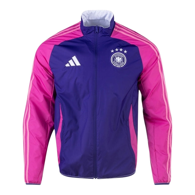 Jaqueta Corta-Vento Seleção Alemanha II 24/25 - Masculina Adidas - Roxa e rosa