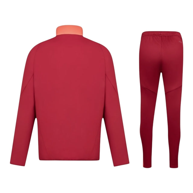 Conjunto River Plate 24/25 - Masculino Adidas - Vermelho com detalhes em laranja