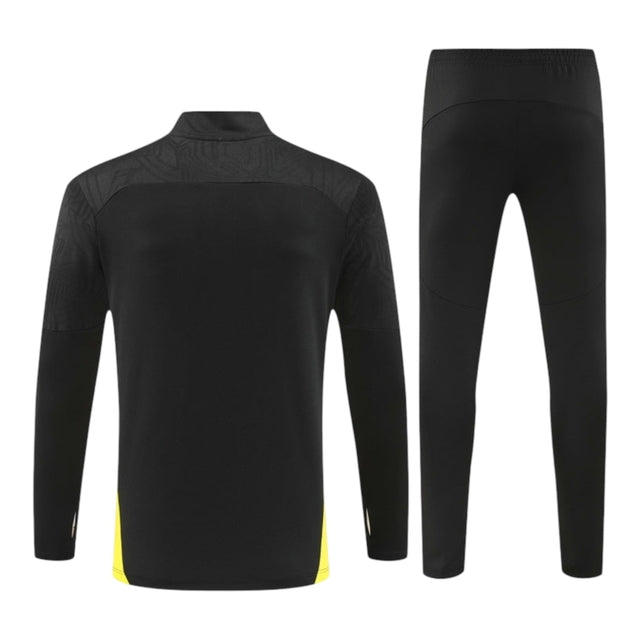 Conjunto Borussia Dortmund Treino 24/25 - Masculino Adidas - Preto com detalhes em amarelo