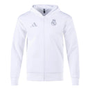 Jaqueta Corta-Vento Real Madrid 24/25 - Masculina Adidas - Branca