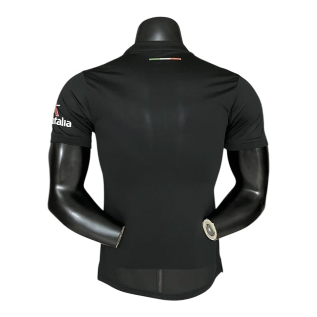 Camisa Lazio Aniversário 50 anos 24/25 - Jogador Mizuno Masculina - Preta