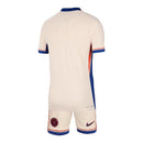 Kit Infantil Chelsea II 24/25 - Nike - Bege com detalhes em azul