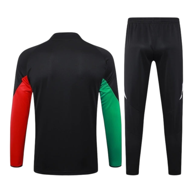 Conjunto Arsenal II 24/25 - Masculino Adidas - Preto com detalhes em vermelho e verde e branco