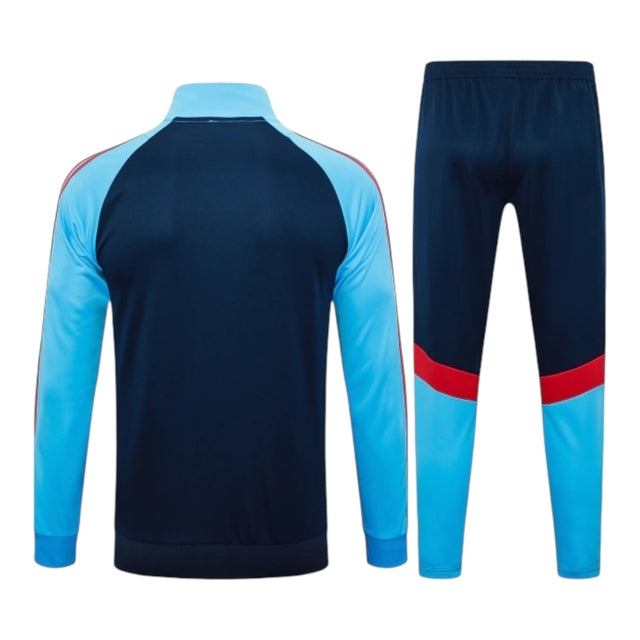 Conjunto Arsenal Treino 24/25 - Masculino Adidas - Azul com detalhes em vermelho