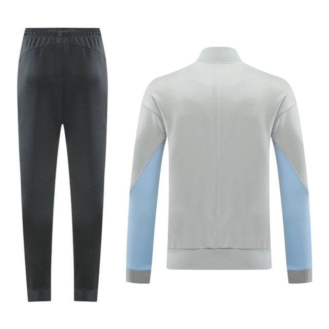 Conjunto Tottenham Treino 24/25 - Masculino Nike - Cinza com detalhes em azul