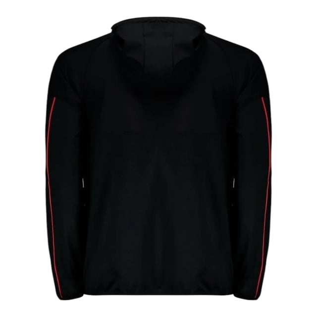 Jaqueta Corta-Vento Athletico Paranaense Treino 24/25 - Masculino Umbro - Preta com detalhes em vermelho