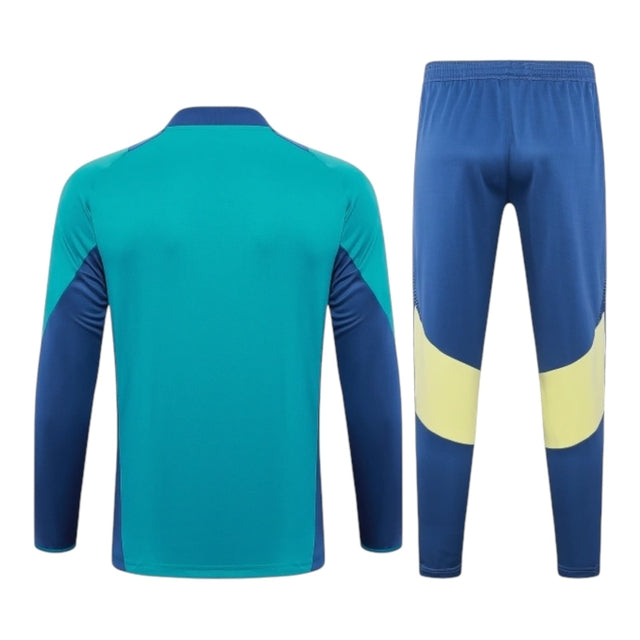 Conjunto Ajax Treino 24/25 - Masculino Adidas - Azul com detalhes em amarelo
