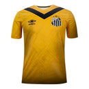 Camisa Santos III 24/25 - Torcedor Umbro Masculina - Amarela com detalhes em preto