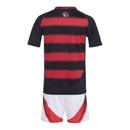 Kit Infantil Flamengo I 25/26 - Adidas - Vermelho e preto