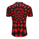 Camisa Flamengo Pré-jogo 25/26 -  Adidas Feminina - Vermelha e preta
