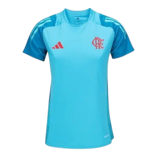 Camisa Flamengo Treino 25/26 -  Adidas Feminina - Azul
