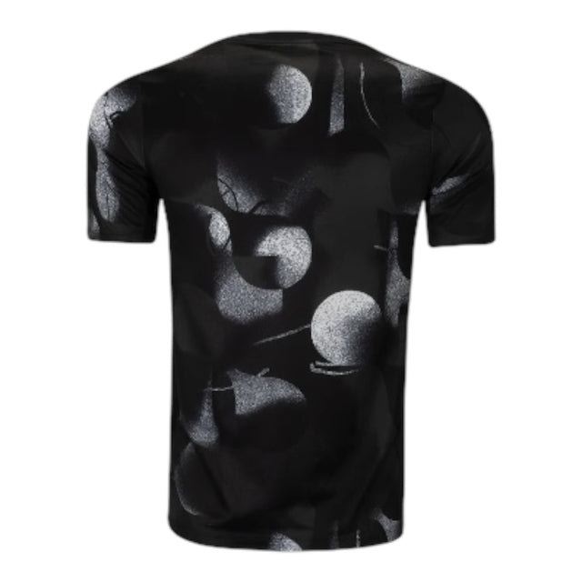 Camisa Corinthians Pré-jogo 25/26 - Torcedor Nike Masculina - Preta com detalhes em branco