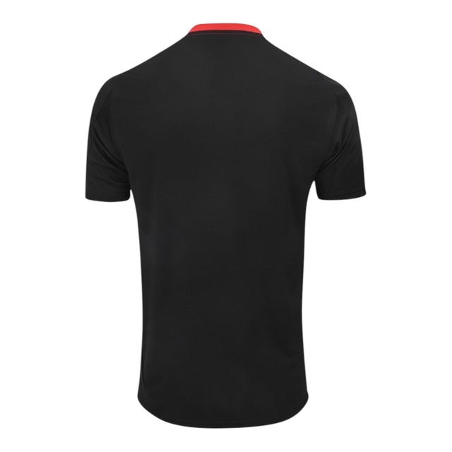 Camisa Internacional Treino 25/26 - Torcedor Adidas Masculina - Preta com detalhes em vermelho