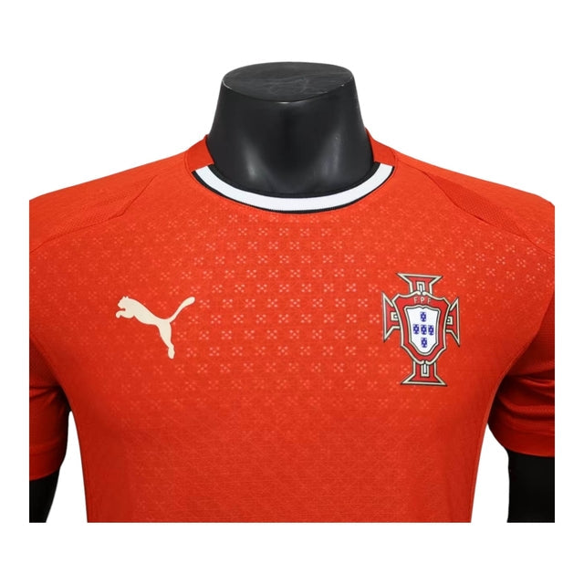 Camisa Seleção Portugal I 25/26 - Jogador Puma Masculina - Vermelha