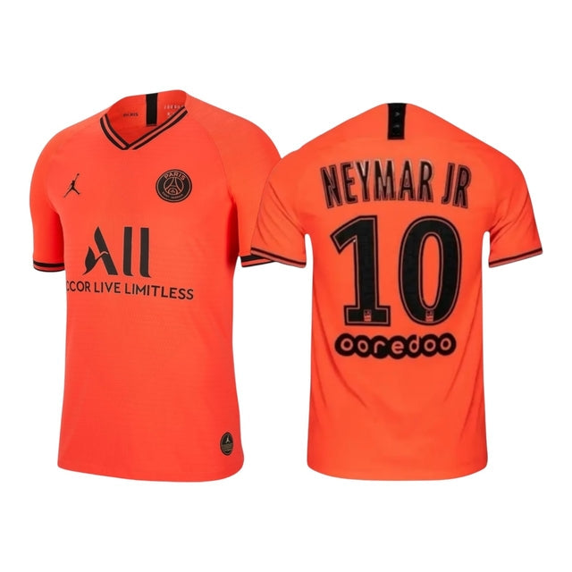 Camisa Retrô Paris Saint-Germain II 2019/20 - Masculina Jordan - Laranja com detalhes em preto
