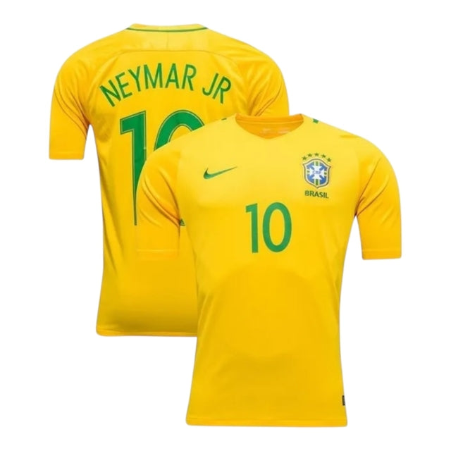 Camisa Retrô Seleção Brasileira I 2016/17 - Masculina Nike - Amarela com detalhes em verde