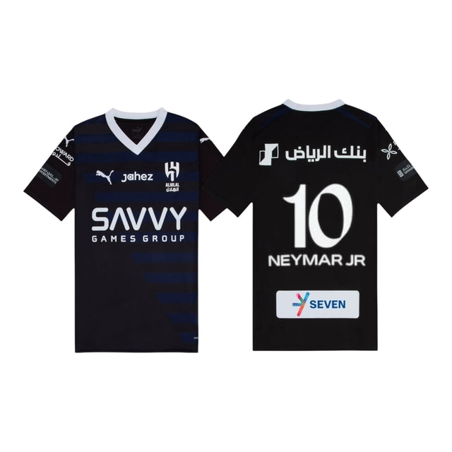 Camisa Al-Hilal III 23/24 - Torcedor Puma Masculina - Azul com detalhes em preto e branco