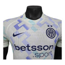 Camisa Inter de Milão II 25/26 - Jogador Nike Masculina - Branca com detalhes em azul e verde
