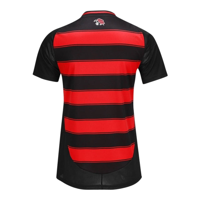 Camisa Flamengo I 25/26 -  Adidas Feminina - Preta e vermelha