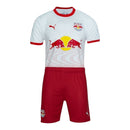 Kit Infantil Red Bull Bragantino I 25/26 - Puma - Branco e vermelho