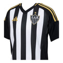 Camisa Atlético Mineiro I 25/26 - Torcedor Adidas Masculina - Preta com listras brancas com detalhes em amarelo