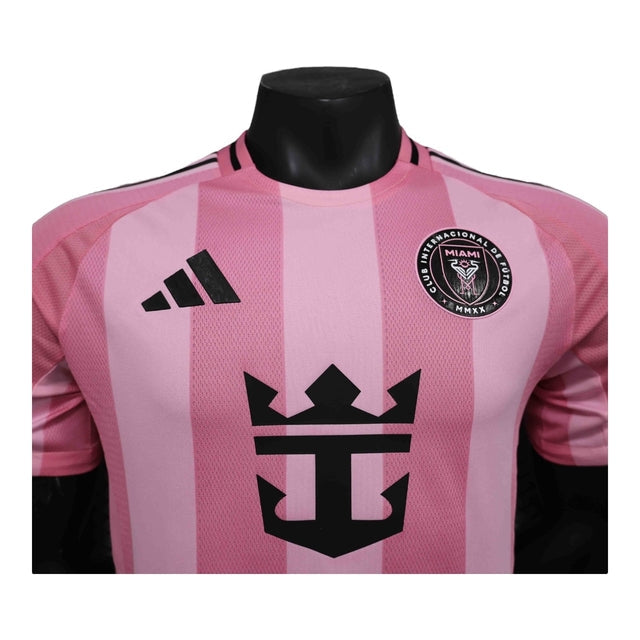 Camisa Inter Miami I 25/26 - Jogador Adidas Masculina - Rosa com detalhes em preto