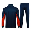 Conjunto Barcelona Treino 25/26 - Masculino Nike - Azul com detalhes em vermelho