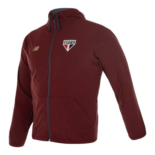 Jaqueta Corta-Vento São Paulo 25/26 - Masculina New Balance - Vermelha