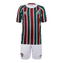 Kit Infantil Fluminense I 25/26 - Umbro - Vermelha e verde com detalhes em branco