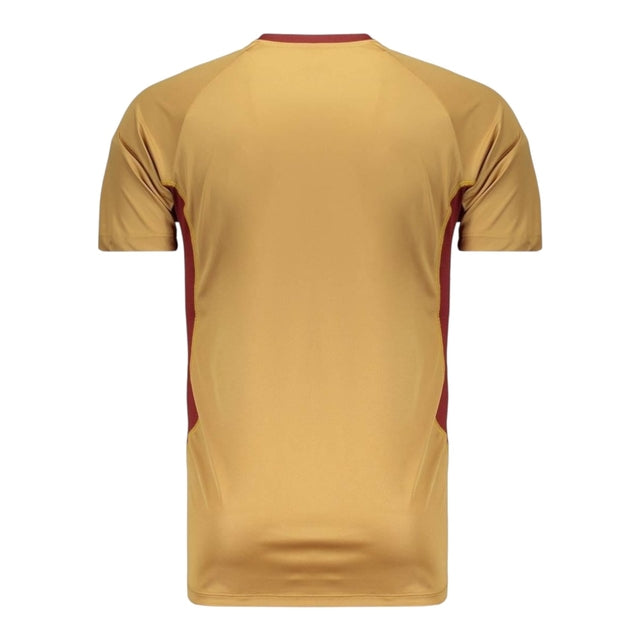 Camisa Athletico Paranaense Treino 25/26 - Torcedor Umbro Masculina - Dourada com detalhes em marrom